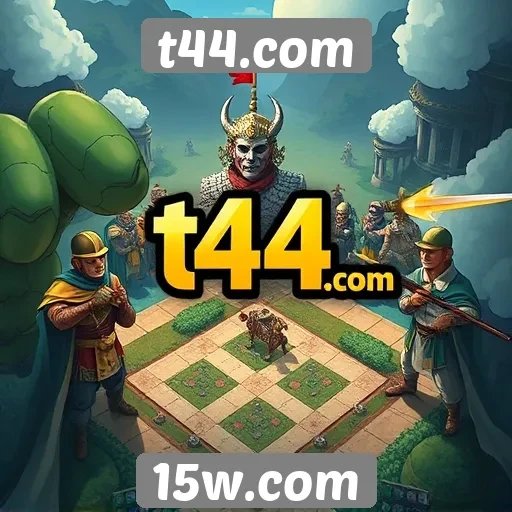 Jogos de estratégia dominam a plataforma t44.com