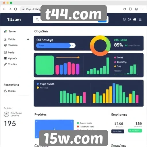 Análise da interface do usuário no site t44.com